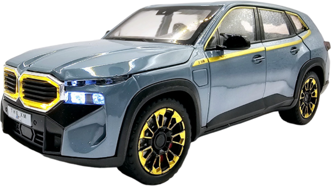 BMW XM SUV 1:24다이캐스트 미니카, 블루, 1개