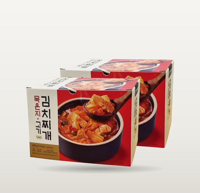 코스트코 왕애밥상 묵은지고기김치찌개(600g x 4ea) x 2 set, 4개, 600g