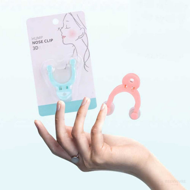 코교정기 콧대높이기 코 세우기 집게 콧날 높이는 기구, 핑크