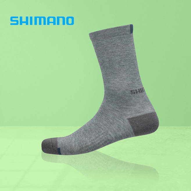 2024년 시마노 퍼포먼스 울 자전거 양말 겨울용, S-M(SHOE SIZE 36-40), 블랙, 1개