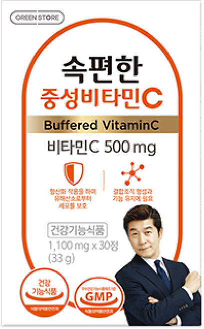 그린스토어 속편한 중성비타민C 약국정품, 1개, 30정