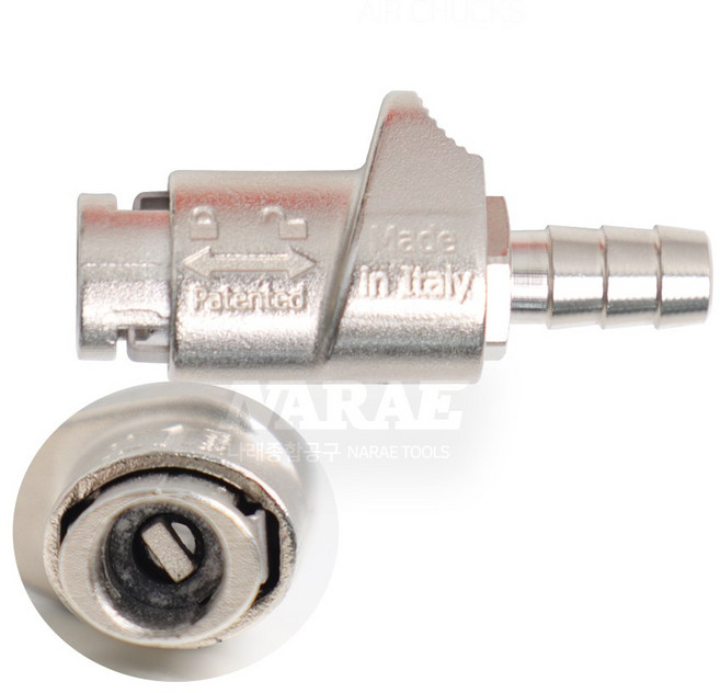 BK 타이어/에어게이지 에어구찌 원터치굿찌 자동에어척 8mm BK-1000, 1개