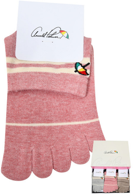 아놀드파마 쾌적한 착용감과 빠른 땀 흡수 여성 목링글 발가락 단목 양말, 24cm_5켤레색상혼합, 24cm 5켤레색상혼합