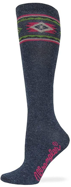 Wrangler 여성용 앙고라 블렌드 아즈텍 니하이 삭스 1켤레 팩 데님 163101