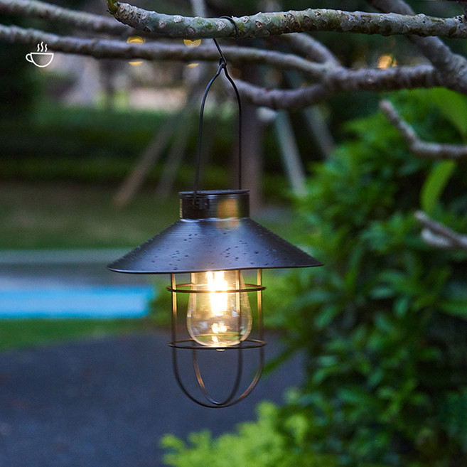 KELAKE 태양광 LED 정원등 야외 샹들리에 조명 야외 장식 조명 - 정원 베란다 펜스 웨딩 파티 장식, 블랙