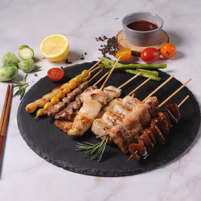 다물꼬치 캠핑용 꼬치구이세트 모듬꼬치, 40g, 10개