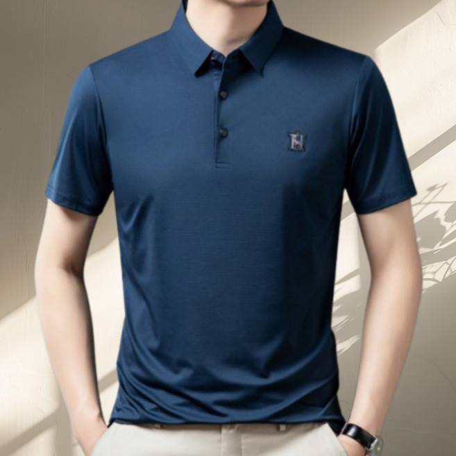 코엑티 남성 여름 냉감 단색 카라 반팔티