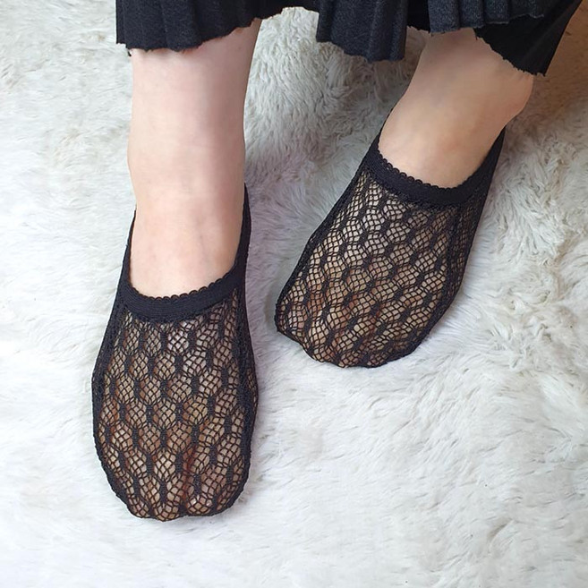 양말나라 [10족세트] 복고 패턴 망사덧신 /레트로 복고 봄 여름 가을 겨울 boatsocks ped socks sox footcover