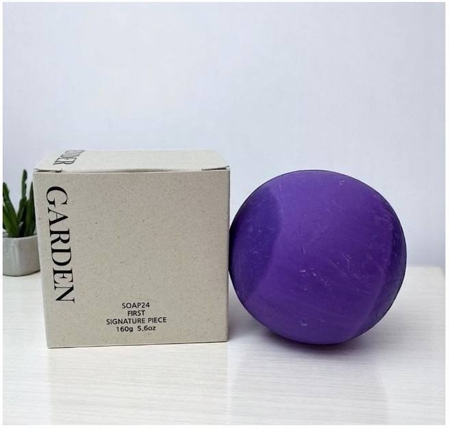 [자연의향기] 솝24 라벤더가든 샴푸바 130g(건조후) SOAP24 두피염증케어 비듬개선 고세정력 고보습 설페이트계 계면활성제 프리 천연오일 저자극 샤워바 겸용 올인원, 3개, 130g