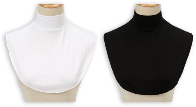 1+1 페이크목폴라 래이어드 페이크폴라 반폴라 공갈 목폴라