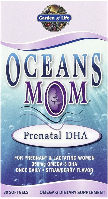 Garden of Life Oceans Mom 임산부용 DHA 딸기 소프트젤 30정, GardenofLifeOceansMom임산부용DHA딸기, 1개 - 쿠팡