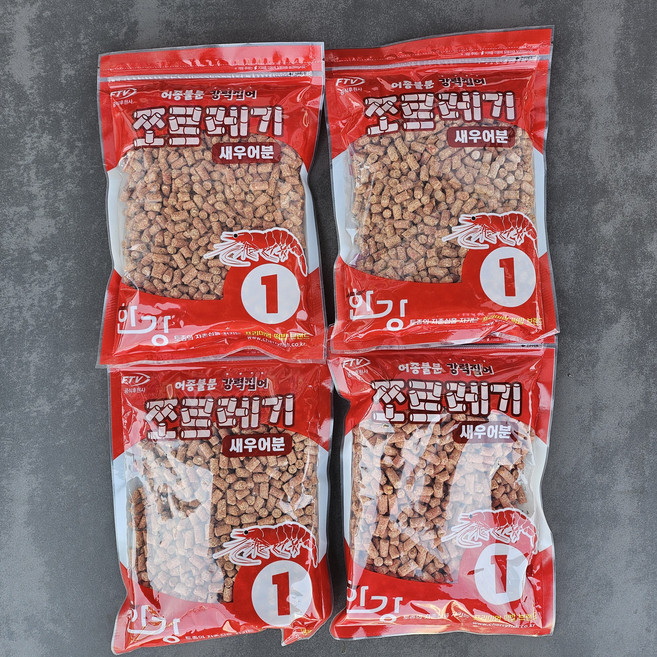 한강 새우어분 쪼르레기 민물 밑밥 집어제, 4개