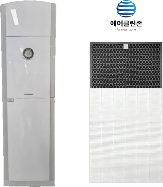 [에어클린존] 청호 나이스 스탠드 AP-35H9140 공기청정기 호환 필터, 1세트, 일부교체(H13헤파1+탈취1)