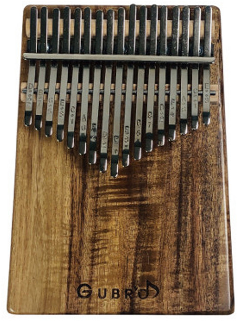 구브로 칼림바 17음계 할로우바디 칼림바 메이플 코아 월넛 GHK17, GHK01 - 코아, 1개