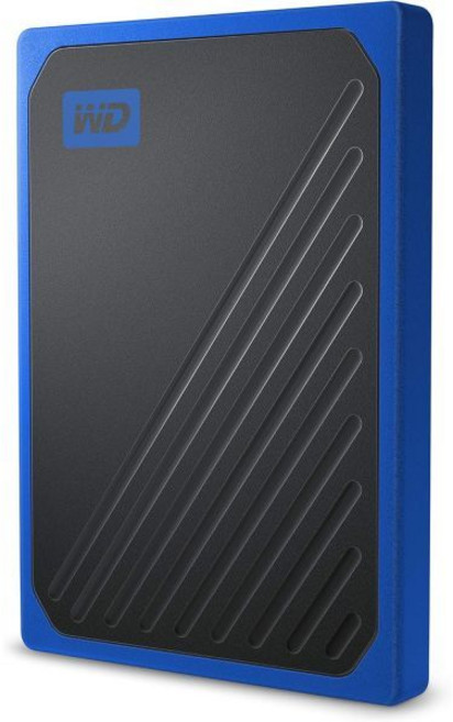 WD 500GB My Passport Go SSD Cobalt Portable External Storage USB 3.0 - WDBMCG5000ABT-WESN, Cobalt_500GB | Storage, 1개