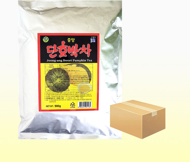 중앙 단호박차 900g x 12개 1박스 전통차, 1개입