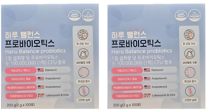 온가족 하루밸런스 4세대 유산균 포스트바이오틱스 장건강, 200개, 2g - 쿠팡