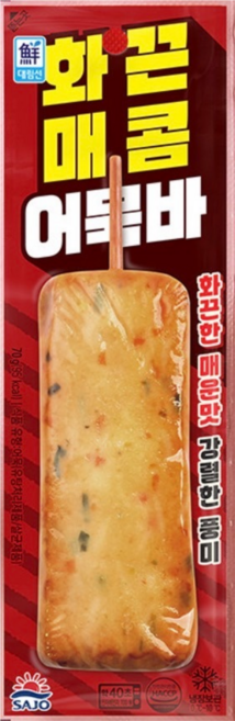 대림 화끈매콤 어묵바, 30개, 70g