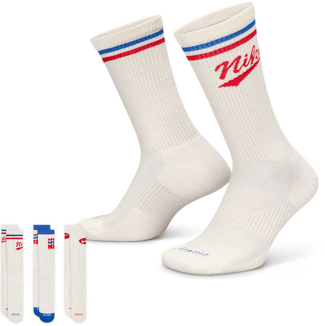 나이키 3P 양말 HJ9336-901 에브리데이 플러스 크루 삭스 등산 런닝 스포츠 헬스 요가 필라테스