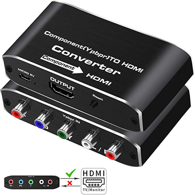 RGB轉HDMI轉換器, 1個, 色差YPBPR轉HDMI轉換器, 色差YPBPR轉HDMI轉換器