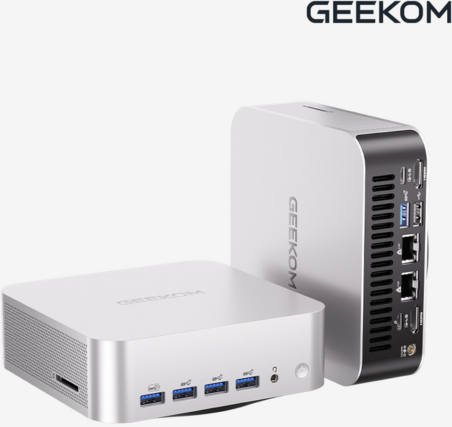 GEEKOM 미니PC A7 MAX (R9-7940HS / DDR5 16G / 1T NVMe / 윈도우11 Pro 포함) 기컴 사무용 기업용 미니피씨, A7 MAX 7940HS, WIN11 Pro, 1TB, 16GB, 실버