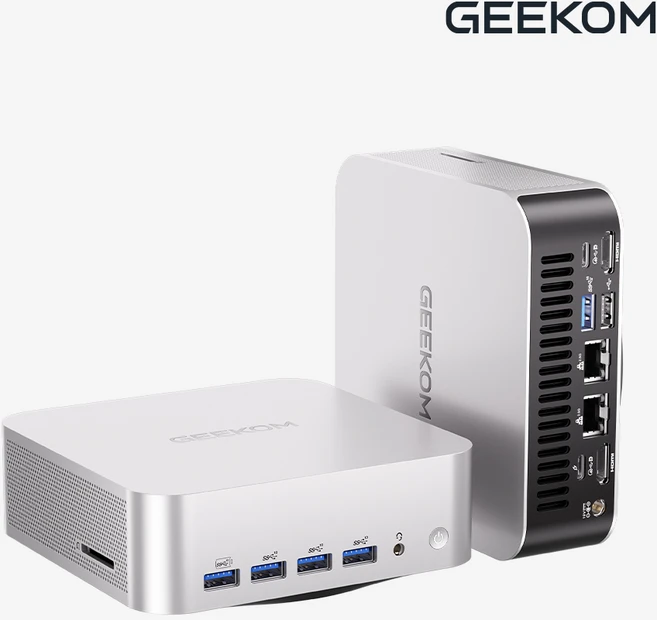 GEEKOM 미니PC A7 MAX (R9-7940HS / DDR5 16G / 1T NVMe / 윈도우11 Pro 포함) 기컴 사무용 기업용 미니피씨, A7 MAX 7940HS, WIN11 Pro, 1TB, 16GB, 실버 - 쿠팡