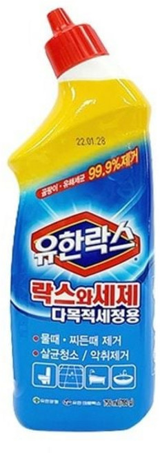 유한락스 플러스 세제 755ml 다목적세정용 세제 hes+312zB, 플러스세제755ml