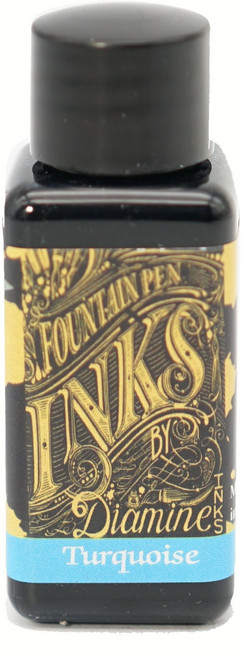 디아민 병잉크 30ml 만년필용 잉크(Q~Z), Turquoise