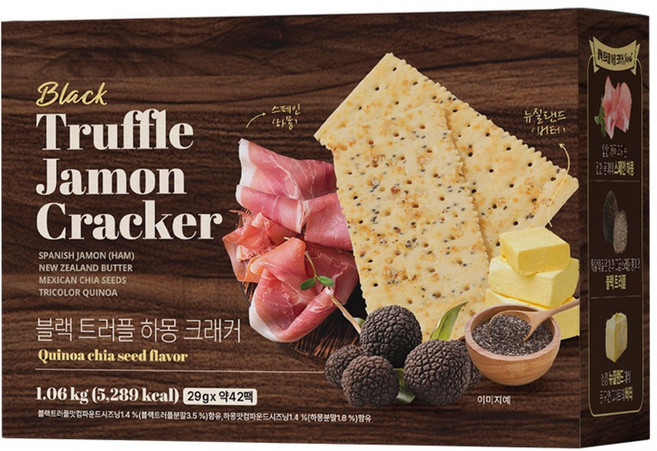 블랙 트러플 하몽 크래커, 1개, 1.06kg