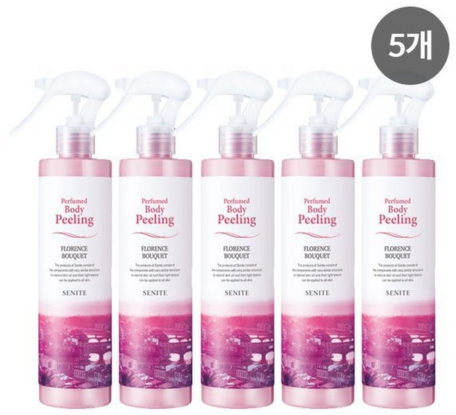 코리아나화장품세니떼 퍼퓸드 바디때필링 330ml X 5개