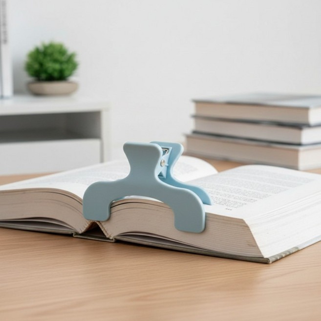 독서대 책고정 집게 북홀더 3종 세트 두꺼운 전공책 문진 고정핀, 1개, 상세페이지 참조