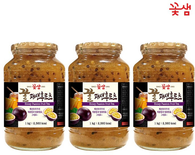 꽃샘 패션후르츠, 3개, 1개입, 1kg