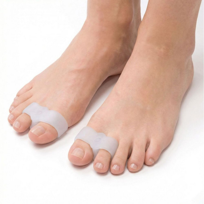 맨리브 발가락 링 실리콘, 2세트