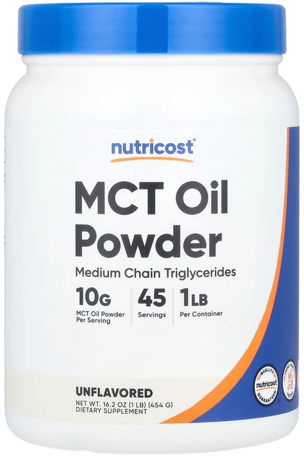 Nutricost 뉴트리코스트 MCT 오일 162 oz 454g 파우더 영양제, 1개 - 쿠팡