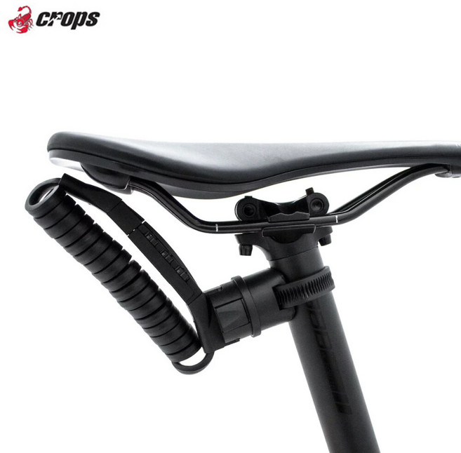 크롭스 형상기억 와이어 번호 자물쇠 K3-BIRO 싯포락, 블랙, 1개