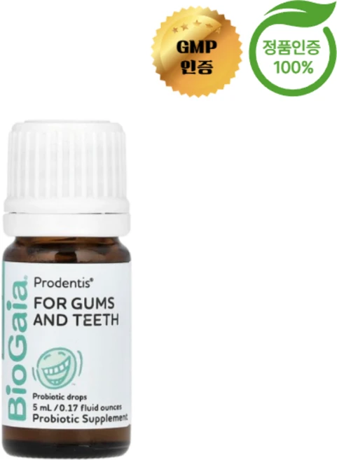 BioGaia Prodentis 프로바이오틱 드롭 잇몸 치아용 5ml 인공색소 무첨가, 1개 - 쿠팡