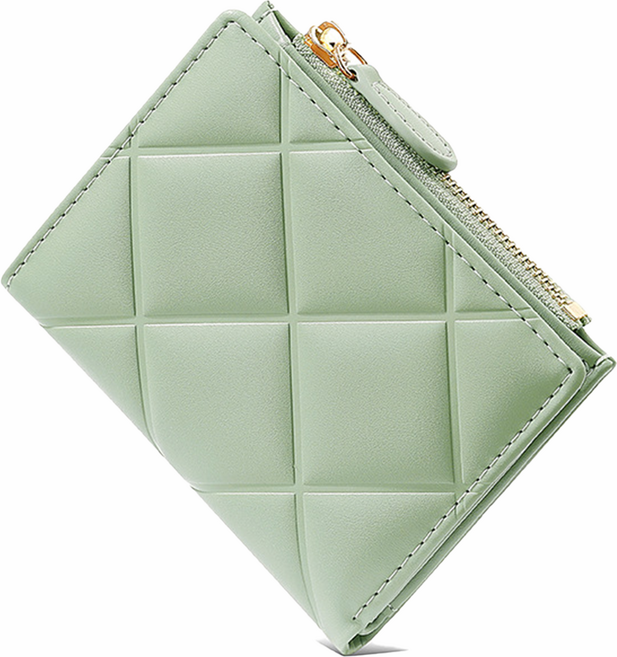 [HANNAL] 여성 퀼팅패턴 학생 코인 포켓 반지갑