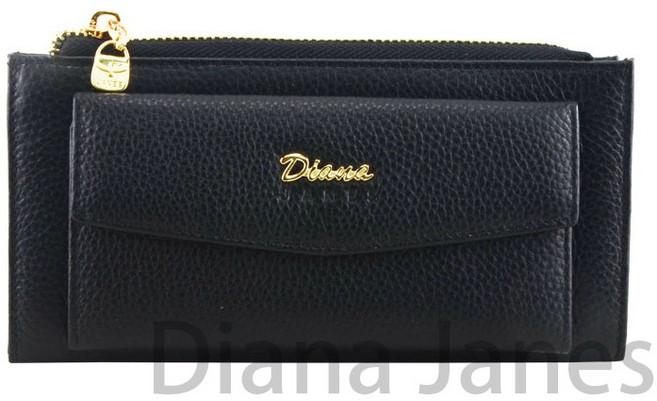 DIANA JANES 牛皮造型長夾-5色