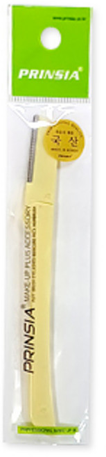 프린시아 눈썹 털 수염 수정 칼 접이식 1p, 1개