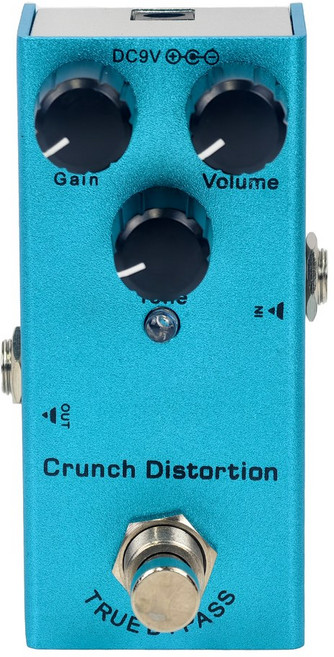 미니 일렉트릭 기타 이펙트 페달 오버드라이브 디스토션 크런치 US 드림 코러스 빈티지 페이, 03 Crunch Distortion