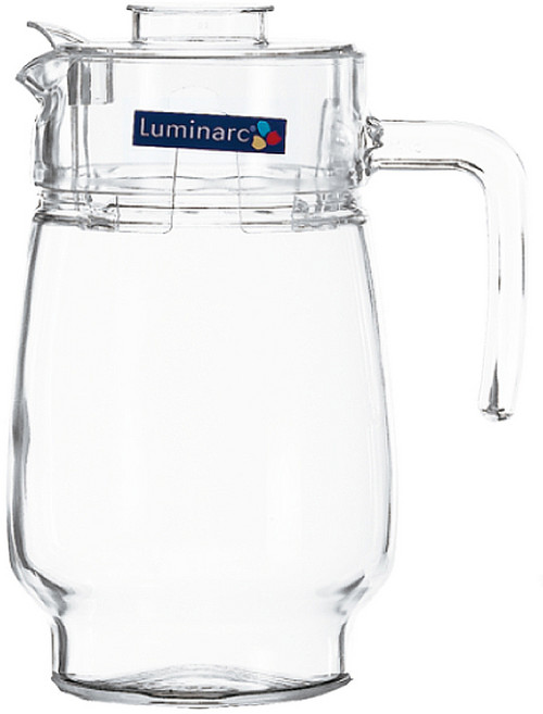 Luminarc 玻璃水壺 1600ml, 透明, 1個, 1.6L