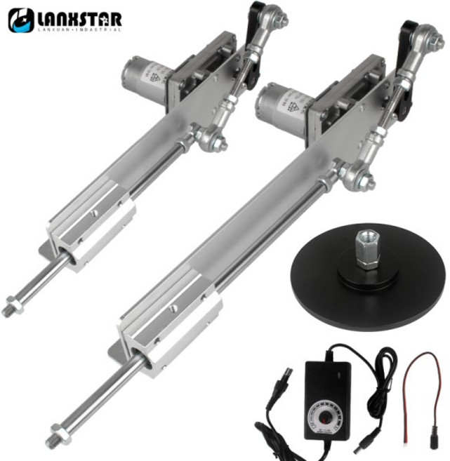 2-8CM/3-15CM/6-20CM 흡입 컵이 있는 스트로크 텔레스코픽 선형 액추에이터 DC 12V/24V 왕복 사이클 모터 4, 04 6-20cm  45RPM, 04 UK, 01 24V