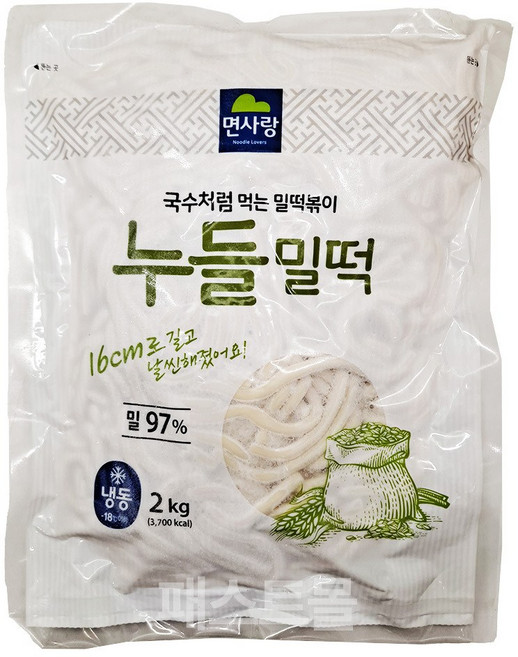 면사랑 누들밀떡 2kg, 1개