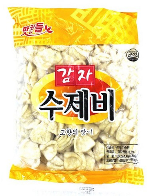 맛찬들 감자수제비 2kg, 3개