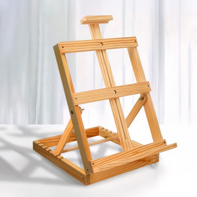 아트조이 고급 원목 데스크 높낮이 각도조절 이젤 독서대