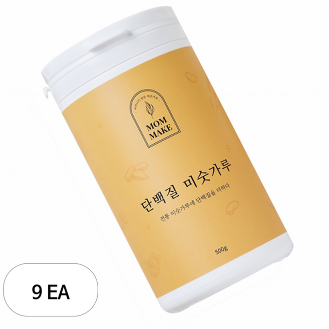 맘메이크 단백질 미숫가루, 500g, 9개
