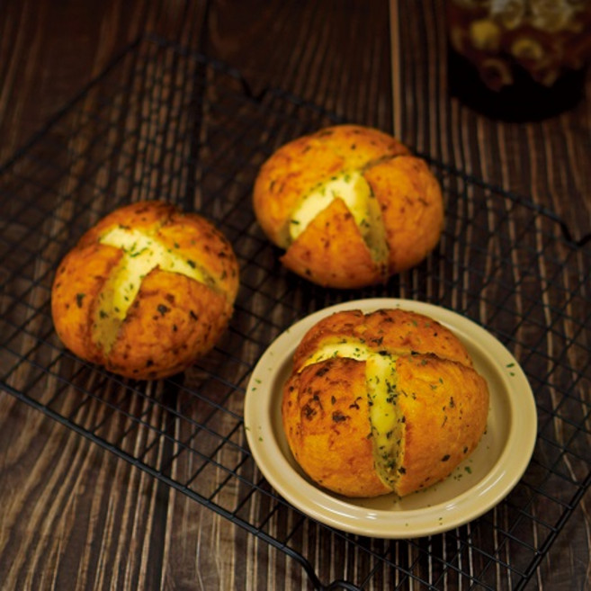 강릉 카페 고급 디저트 - 크림치즈갈릭브레드 480g(80g X 6개입), 80g, 6개