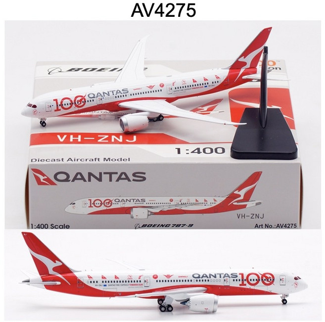AV4275 金屬 1:400 Qantas 787-9 飛機模型, 1個