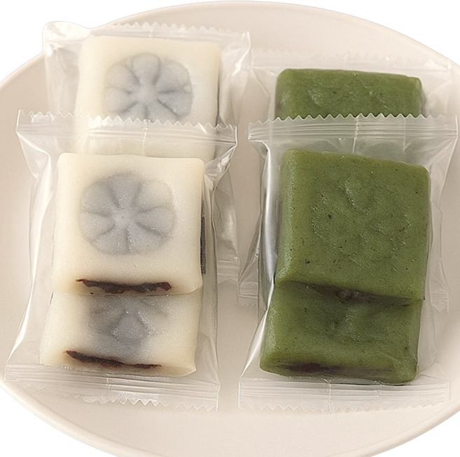 (나눔)백쑥앙금절편떡 1kg+1kg 굳지않는떡 개별포장~, 1kg, 2개