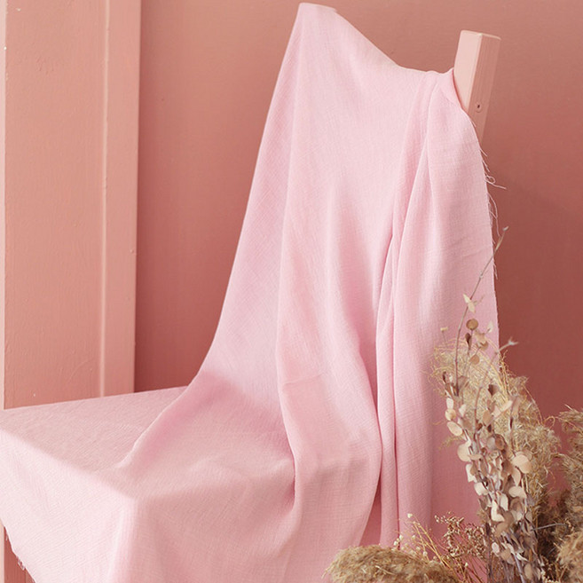 426 탐나요원단 프론 면 지지미 무지 원단, 인디핑크